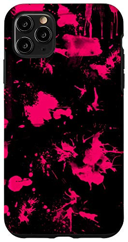 iPhone 11 Pro Max Splattered Paint Design Spray Paint Drippy Paint Splatter Case