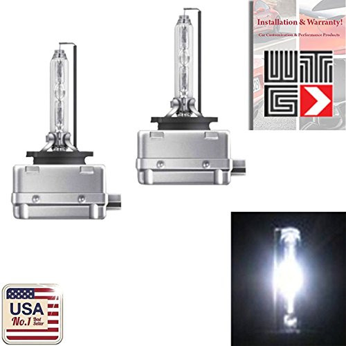 VITO D1C D1R D1S 6000K White Xenon HID Light Bulb OEM Replacement Headlight Car Lamp (1 Pair) - 2 Year Warranty