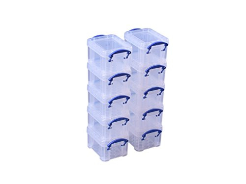 Really Useful Storage Box 0.14 Litre -Pack of 10-