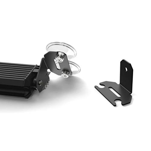 360 Suction Cup  and  L Bracket For For SpeedTech Lights Striker Series Strobe Deck Dash Windshield Mount Light Bar for Police- Security- and Emergency Vehicles Hazard Flashing Warning Lights