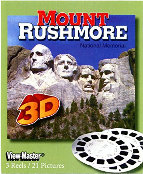 ViewMaster- Mount Rushmore National Memorial - 3 Reels on Card - NEW by 3Dstereo ViewMaster