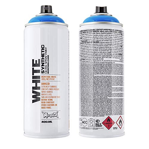 Montana Cans Montana White Color Spray Paint- 400 Ml- Heaven