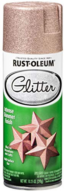 Rust-Oleum 344697 Specialty Glitter Spray- 10.25 oz- Rose Gold Rust-Oleum 344697 Specialty Glitter Spray- 10.25 oz- Rose Gold