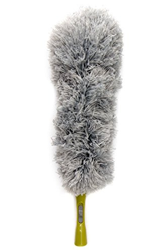 DocaPole Microfiber Duster // Microfiber Feather Duster for Dusting and Cleaning High Surfaces with Extension Pole // Includes Handle for Use Without Pole // DocaPole Cleaning Attachment