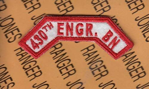 US Army 8th Army - Korea 430th Engineer Battalion 3.25" tab Patch