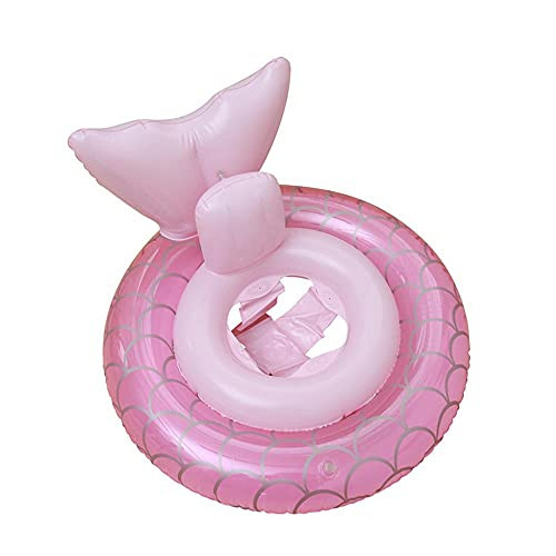 fuxiste Baby Pool Float Swimming Float- Inflatable Swimming Ring with Float Seat Float Ring Children Waist Float Ring Inflatable Floats Swimming Pool Toys for 6 Months-6 Years Children -B-