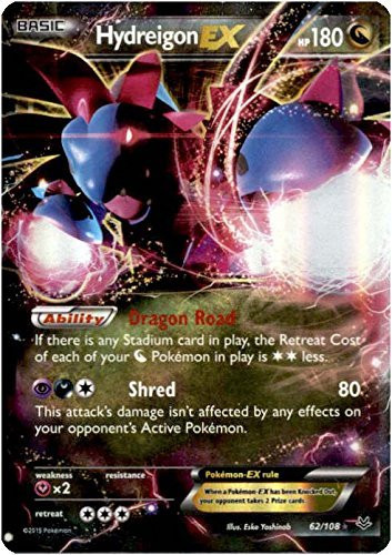 Pokemon - Hydreigon-EX -62/108- - XY Roaring Skies - Holo