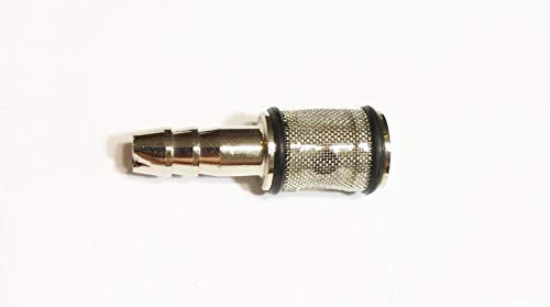 Sellerocity Brand Pressure Washer Detergent Chemical Soap Hose Brass  and  Chrome Pickup Filter/Screen  and  Check Valve 1/4 Barb Size