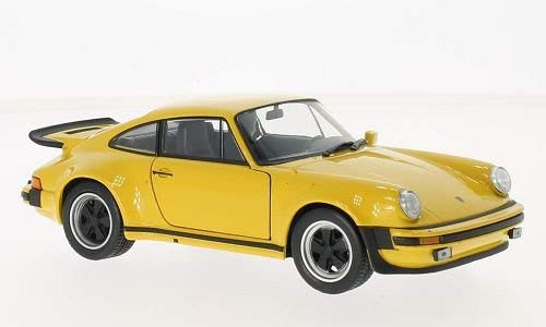 Porsche 911 Turbo 3.0, yellow, 1974, Model Car, Ready-made, Welly 1:24 Porsche 911 Turbo 3.0, yellow, 1974, Model Car, Ready-made, Welly 1:24
