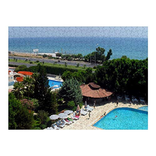 300 Piece Jigsaw Puzzle- Swimming Pool- Spa- Puzzles for Adults 300 Pieces- Jigsaw Puzzles for Child- Adults Home Decor