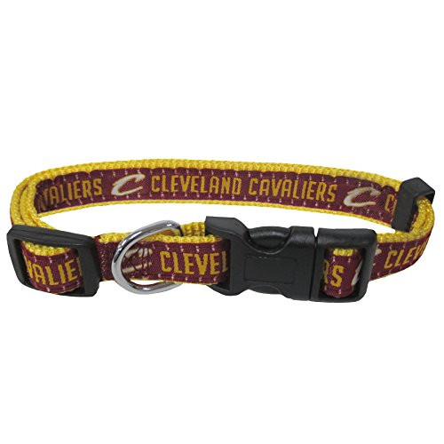NBA CLEVELAND CAVALIERS Dog Collar- Size Medium. Best Pet Collar for all Sports Fans