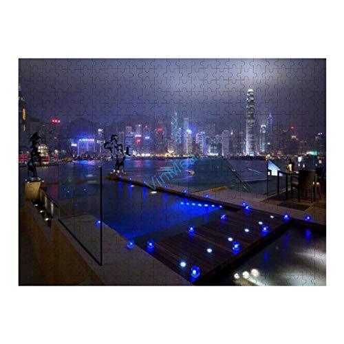 300 Piece Jigsaw Puzzle- Swimming Pool- City- Houses- Puzzles for Adults 300 Pieces- Jigsaw Puzzles for Child- Adults Home Decor 300 Piece Jigsaw Puzzle- Swimming Pool- City- Houses- Puzzles for Adults 300 Pieces- Jigsaw Puzzles for Child- Adults Home Decor