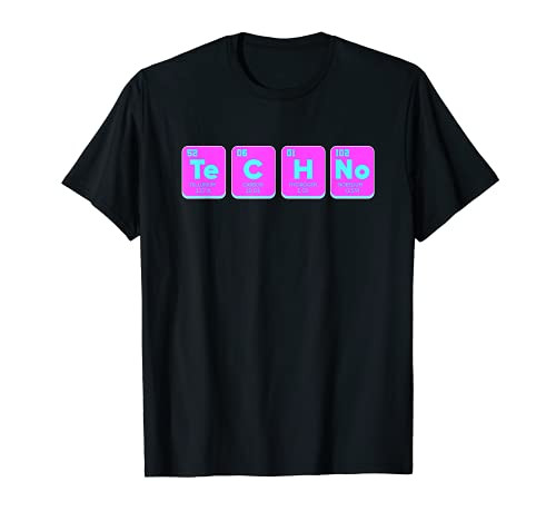 Periodic Table Science Techno Music T-Shirt