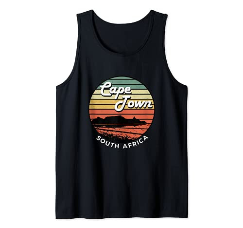 Cape Town Table Mountain South Africa Vintage Tank Top Cape Town Table Mountain South Africa Vintage Tank Top
