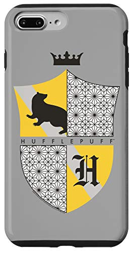 iPhone 7 Plus/8 Plus Harry Potter Hufflepuff Shield and Crown Case