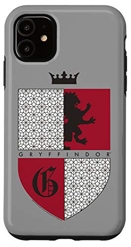 iPhone 11 Harry Potter Gryffindor Shield and Crown Case