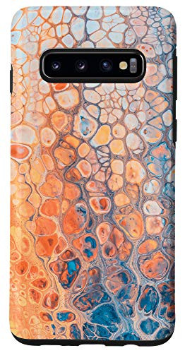 Galaxy S10 watercolor paint macro patterns watercolor backgrounds Case
