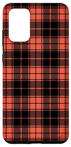 Galaxy S20 Plus  Coral Buffalo Plaid Check Flannel Checkered Pattern Cute Case