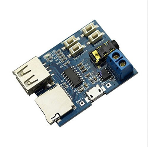 TF card U disk MP3 Format decoder board amplifier decoding audio Player module