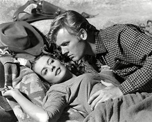 bucraft TAB Hunter  and  Natalie Wood in The Burning Hills - 8X10 Publicity Photo -FB-763- A