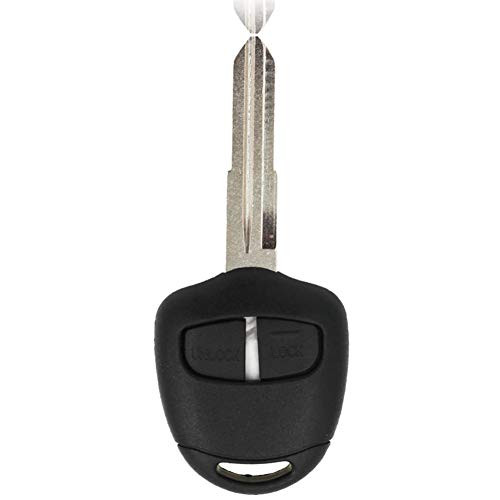 WOLDce 2 Buttons Replacement Remote Key Shell MIT11 / MIT8 Blade Optional-for Mitsubishi Lancer EX Evolution Grandis Outlander