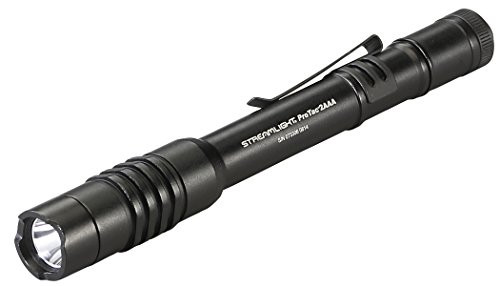 Streamlight 88039 ProTac 2AAA 130 Lumen Professional Tactical Flashlight with High/Low/Strobe w/ 2 x AAA Batteries - 130 Lumens, Black