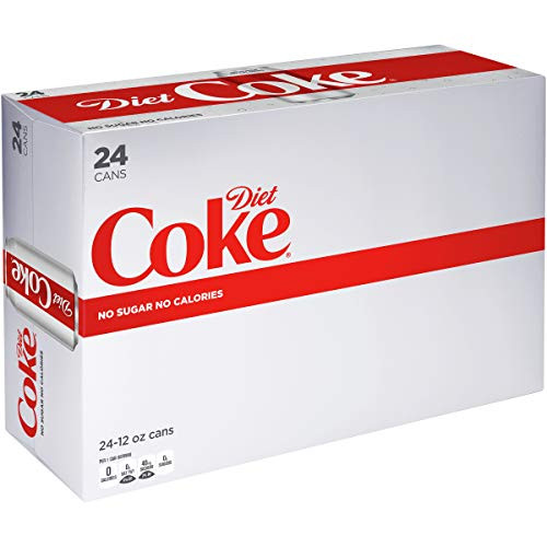 Diet Coke Soda Soft Drink- 12 fl oz- 24 Pack