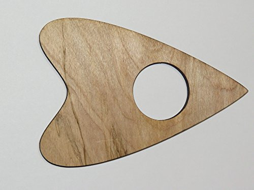 2 Pack VER3 Blank Wood Ouija Board Planchette with Eye