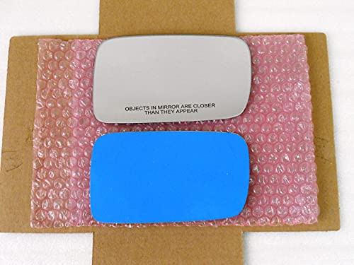 Fit Over Auto-Dimming Mirror Glass with FULL SIZE ADHESIVE for BMW 2002 - 2008 745 750 760 7 Series Passenger Side View Right RH - Check size in description