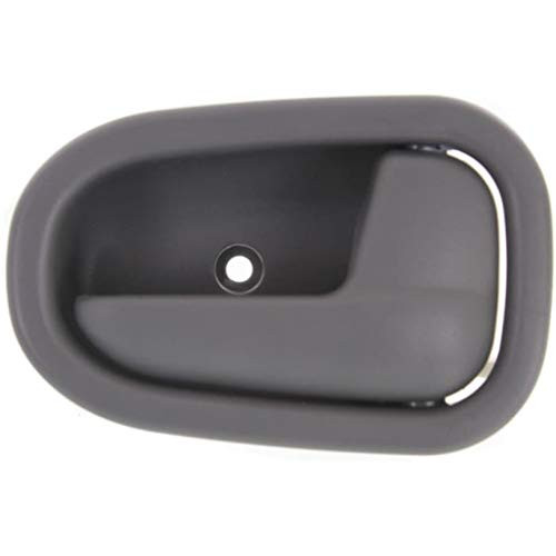 For Kia Sportage Interior Door Handle Front- Passenger Side Gray -1995-2001- - Without Door Lock Hole- Trim: Base/EX/Limited For Kia Sportage Interior Door Handle Front- Passenger Side Gray -1995-2001- - Without Door Lock Hole- Trim: Base/EX/Limited