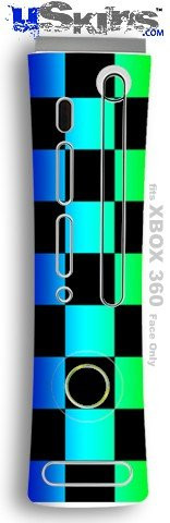 XBOX 360 Faceplate Skin - Rainbow Checkerboard