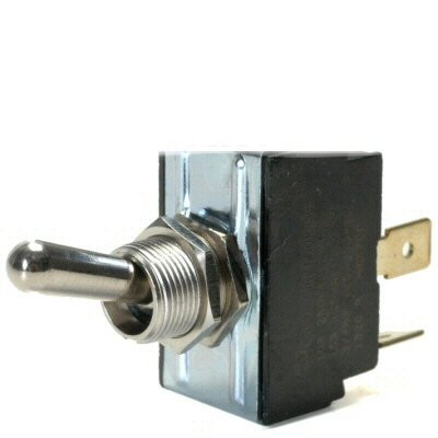 Momentary On / Off / Momentary On Double Pole 20 Amp Toggle Switch With Tab Terminals