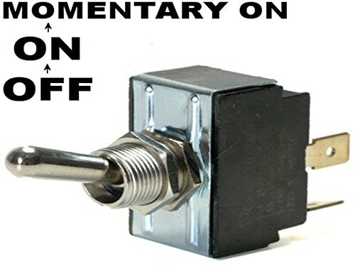 Pacific Customs Off/On/Momentary On For Ignition Start 20 Amp Toggle Switch With Tab Terminals