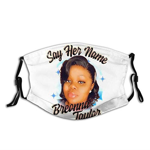 Masks- Breonna Taylor Adjustable Reusable Outdoor Protective Anti Dust Face Shield Black
