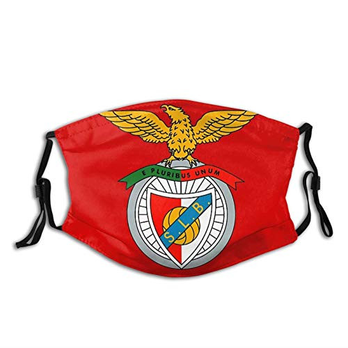 Masks- SL Benfica Adjustable Reusable Outdoor Protective Anti Dust Face Shield Black