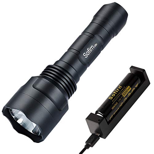 Flashlight High Lumens, 1747 LM Sofirn C8A Light with CREE XP-L2 LED, Powered by 18650 Battery (Included)