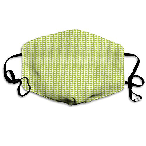 Reusable Face Shield Mouth Scraf Abstract Textile Pattern Scottish Ethnic Four-Pointed Checks Artsy Motif decorations for adults Seniors