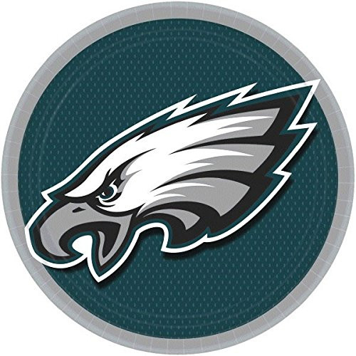 "Philadelphia Eagles Collection" 9" Round, Party Plates