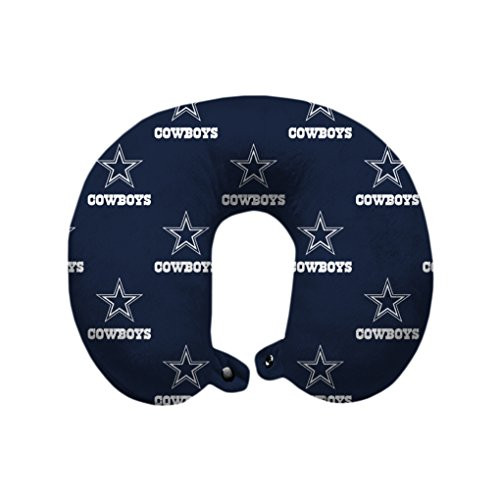 Pegasus Sports NFL Dallas Cowboys U-Neck Polyester Travel Pillow