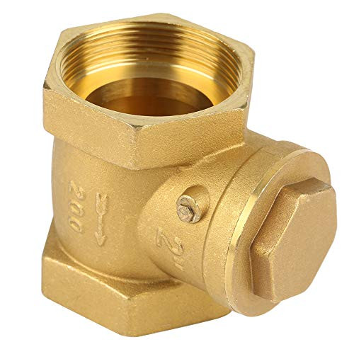 Brass Check Valve- Ball Check Valve One Way Check Valve- Brass Ball Check Valve Backflow Prevention Non-Return Valve for Outdoor Home