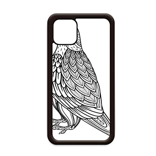 Bird Paint Flying Line Long for iPhone 12 Pro Max Cover for Apple Mini Mobile Case Shell