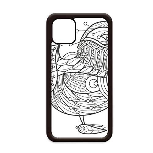 Bird Paint Flying Line for iPhone 12 Pro Max Cover for Apple Mini Mobile Case Shell