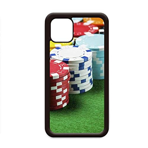 Chip Green Table Gambling Photo for iPhone 12 Pro Max Cover for Apple Mini Mobile Case Shell
