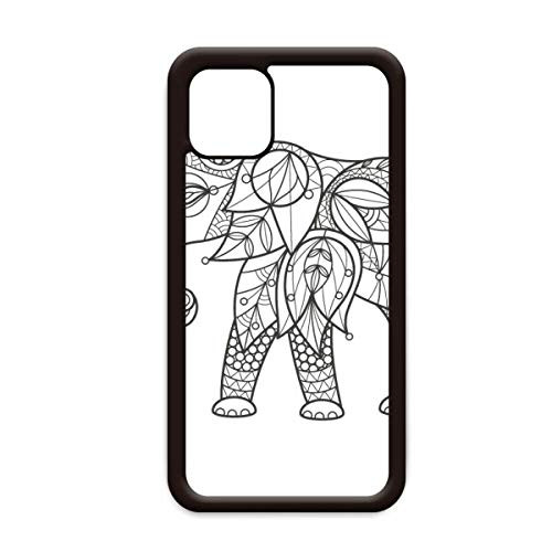 Paint Elephant Friend Tooth for iPhone 12 Pro Max Cover for Apple Mini Mobile Case Shell