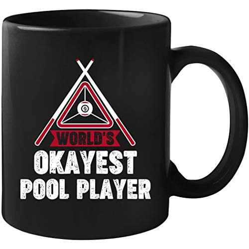 World's Okayest Pool Player Mug 11oz black