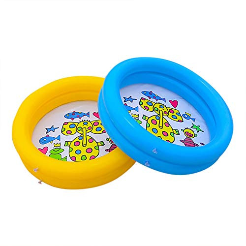 Inflatable Baby Swimming Pool Portable Inflatable Children Pump Pool Inflatable Kiddie Pool Swimming Pool Indoor Outdoor Toddler Water Game Play Center for Kids -Blue Plus Yellow- 25.6inch 2PC- Inflatable Baby Swimming Pool Portable Inflatable Children Pump Pool Inflatable Kiddie Pool Swimming Pool Indoor Outdoor Toddler Water Game Play Center for Kids -Blue Plus Yellow- 25.6inch 2PC-