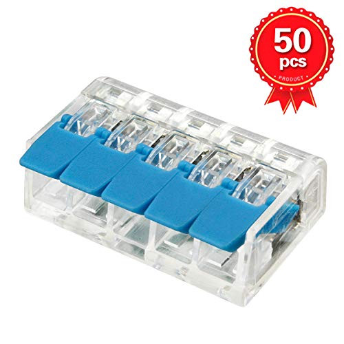 XHF2018 221-415 Lever-nuts5 Conductor Compact Splicing Connectors (50)