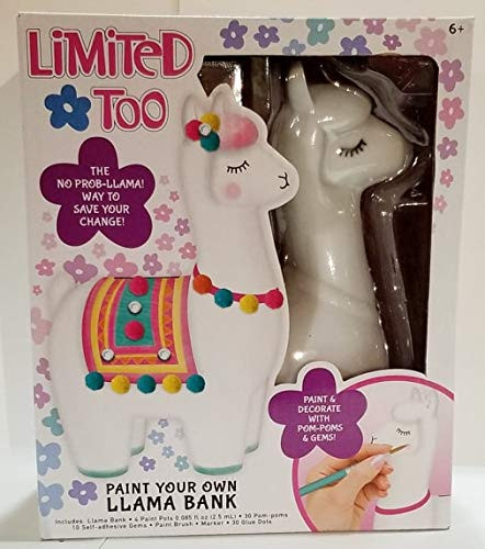 InnovativeNYC Limited Too Paint Your Own Llama Bank
