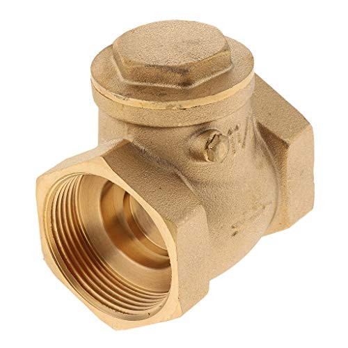 yotijar Brass Check Valve Connector One Way Non Return BSP - DN40