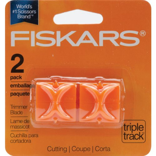 Fiskars Triple Track Replacement Blades-Straight 2/Pkg